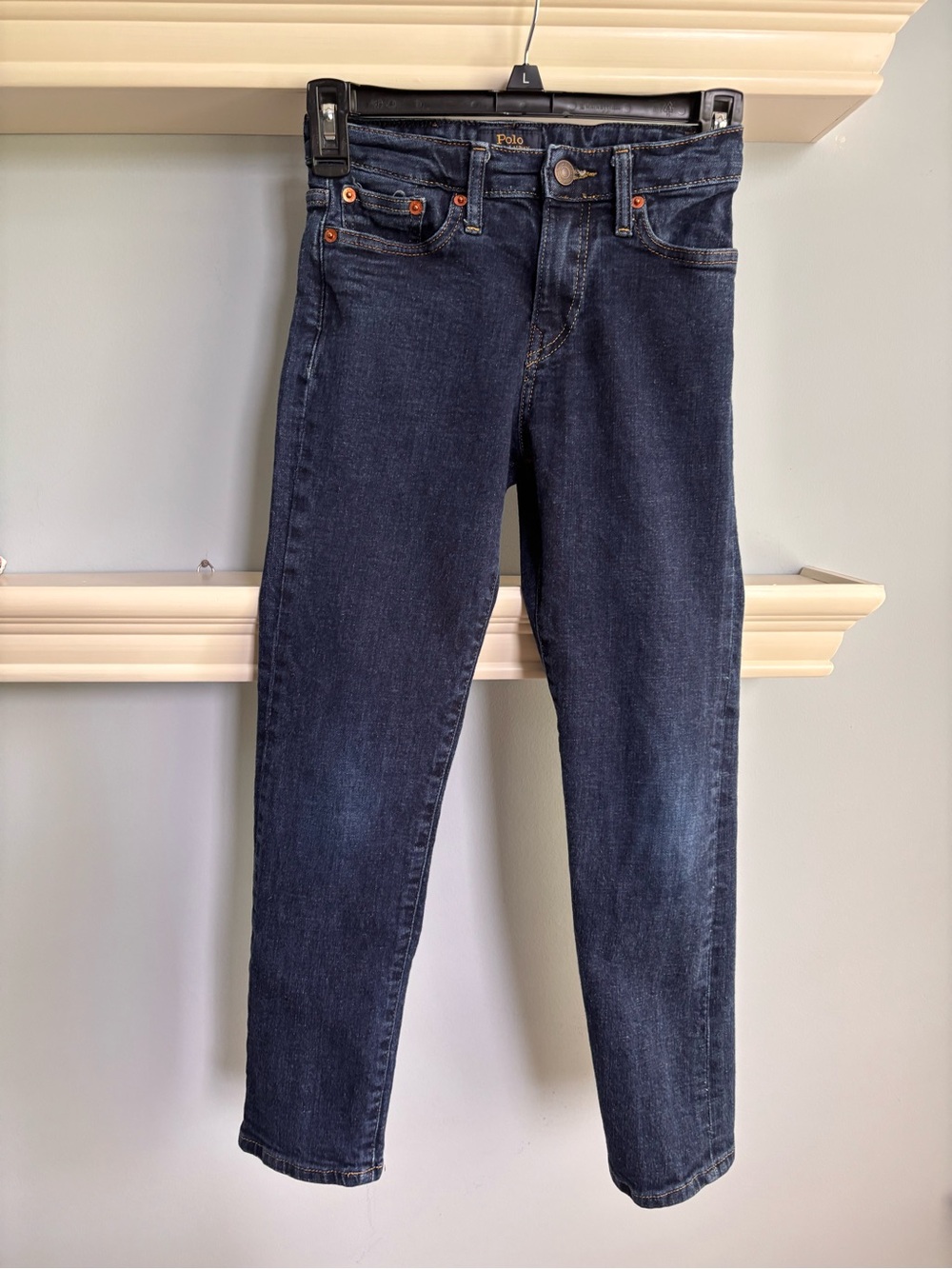 Ralph Lauren Dark Blue Kids Straight-Leg Jeans